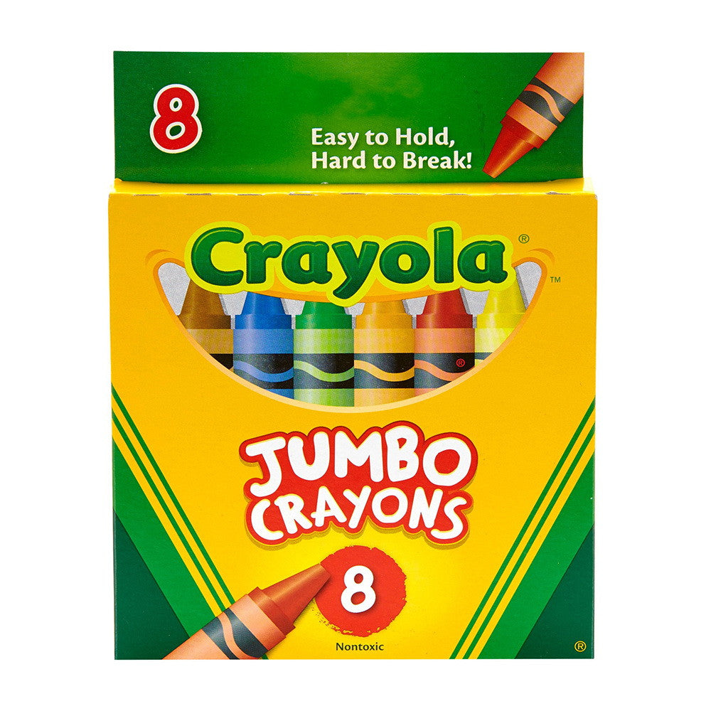 Crayola Crayons Jumbo 8Ct Peggable Tuck Box - Bin389